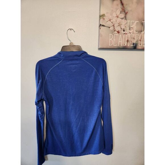 Paradox Merino Blend size L Womens Blue Long Sleeve Shirt Fishing - Picture 3 of 3